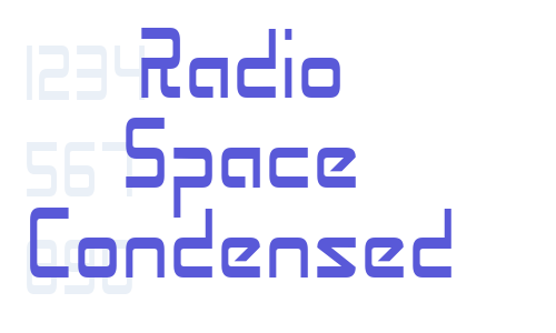 Radio Space Condensed Font Download