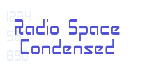 Radio Space Condensed-font-download