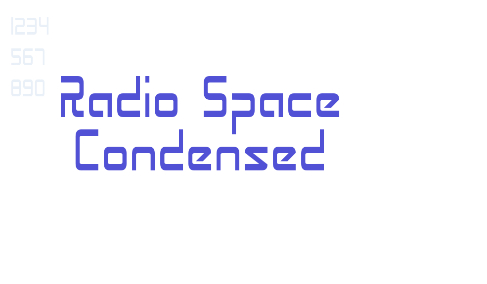 Radio Space Condensed-font-download