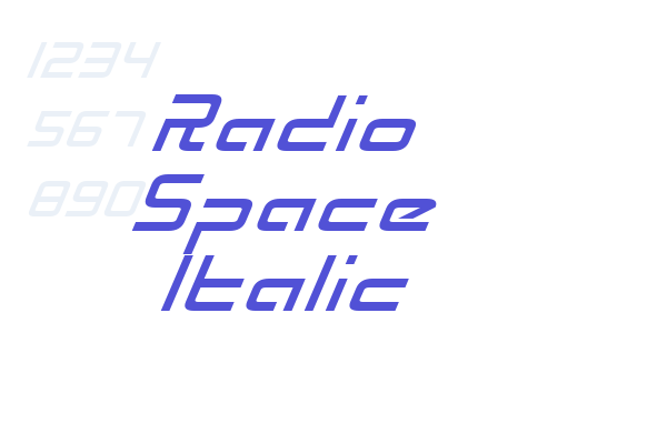 Radio Space Italic