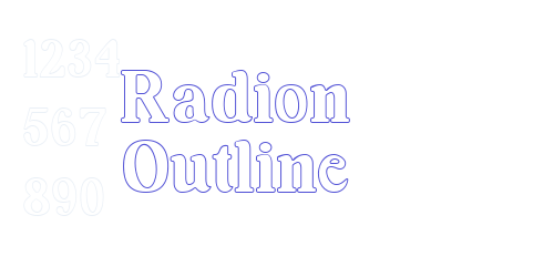 Radion Outline-font-download