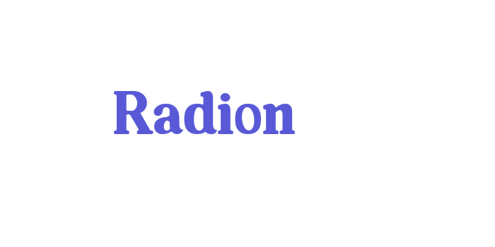 Radion Font Download