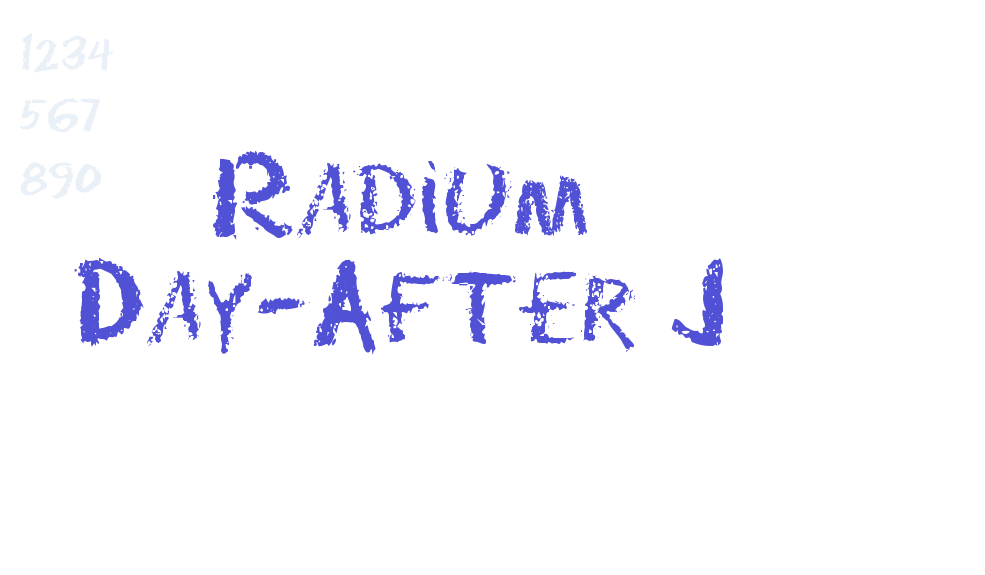 Radium Day-After J-font-download