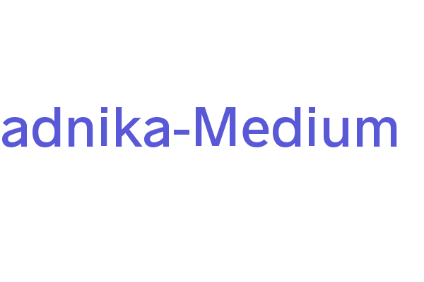 Radnika-Medium Font