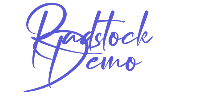 Radstock Demo Font Download