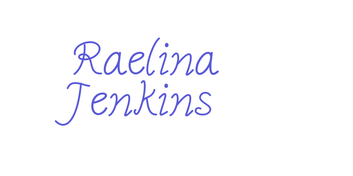 Raelina Jenkins Font Download