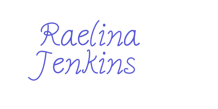 Raelina Jenkins Font