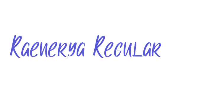 Raenerya Regular Font Download