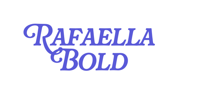 Download Rafaella Bold Font