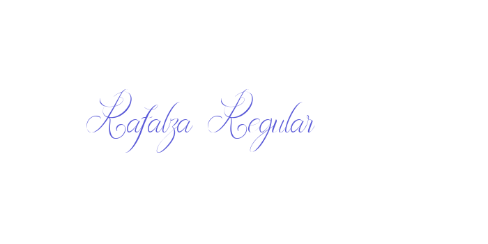 Rafalza Regular Font Download