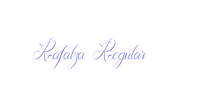 Rafalza Regular Font