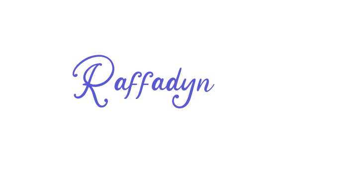 Raffadyn Font