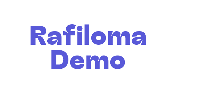 Rafiloma Demo Font Download