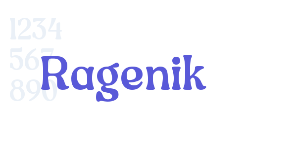 Ragenik font free