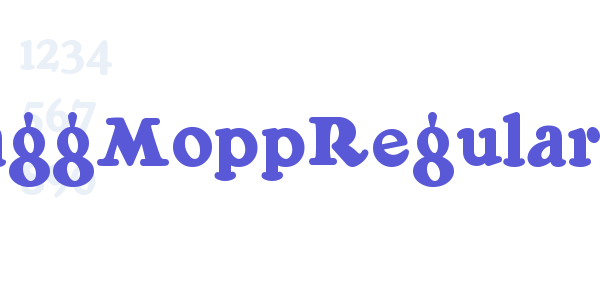 RaggMoppRegular font free