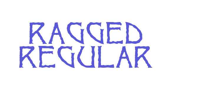 Ragged Regular Font Download