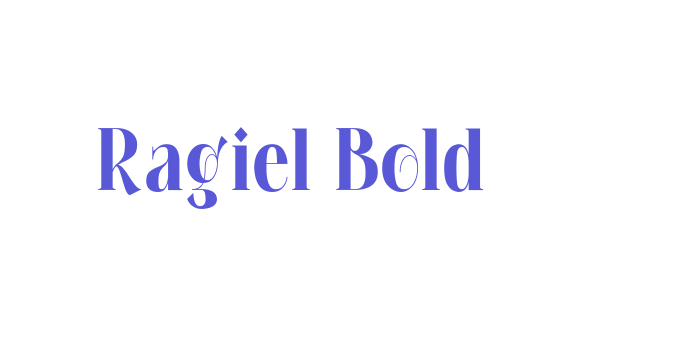 Ragiel Bold Font Download