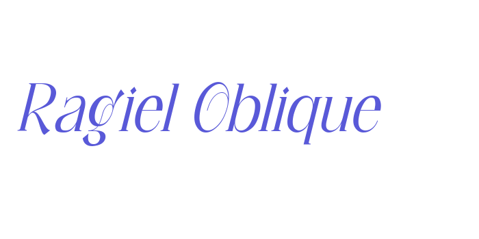 Ragiel Oblique Font