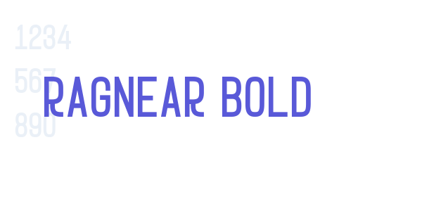 Ragnear Bold font