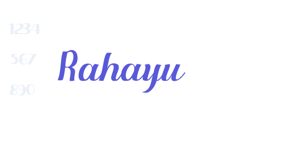 Rahayu font