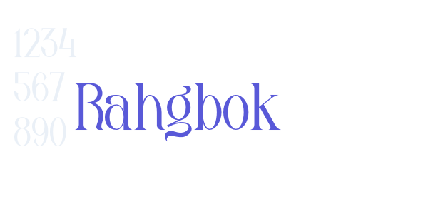 Rahgbok font free