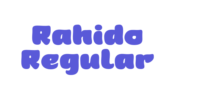 Rahido Regular Font Download