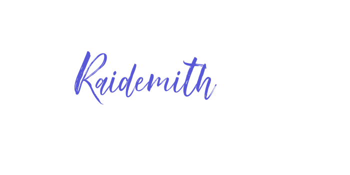 Raidemith Font Download