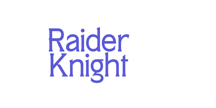 Download Raider Knight Font