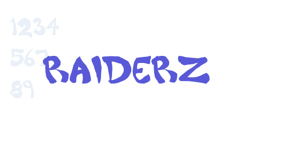 Raiderz font free