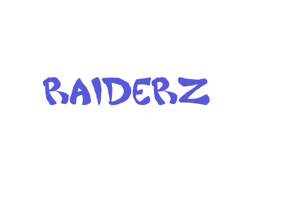 Raiderz Font