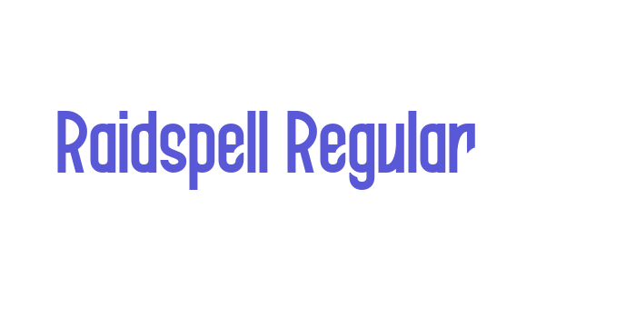 Raidspell Regular Font Download