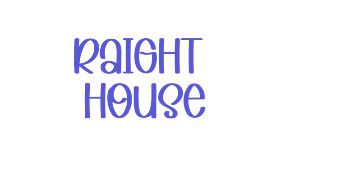 Raight  House Font