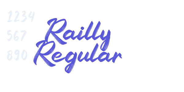 Railly Regular font free