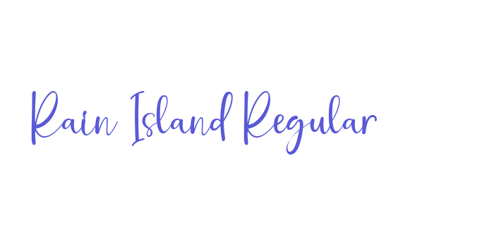 Rain Island Regular Font Download