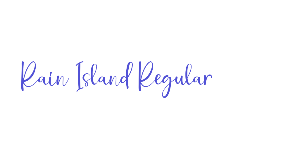 Rain Island Regular-font-download