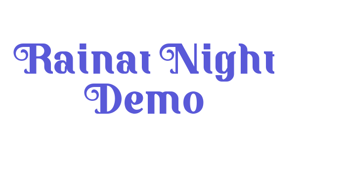 Rainat Night Demo Font Download