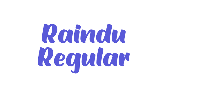 Raindu Regular Font Download