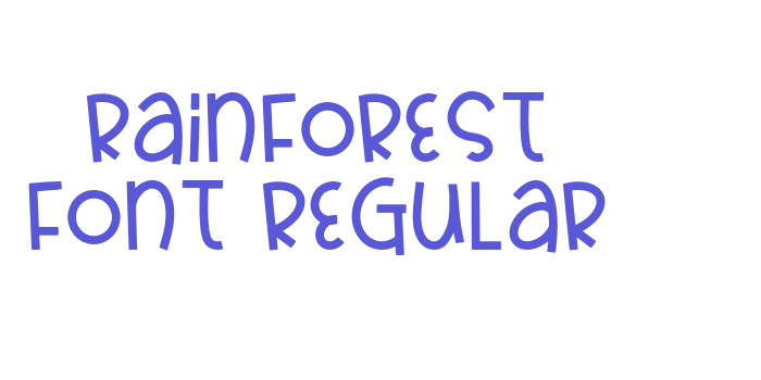 Rainforest Font Regular Font Download