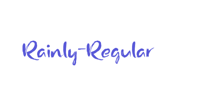 Rainly-Regular Font Download