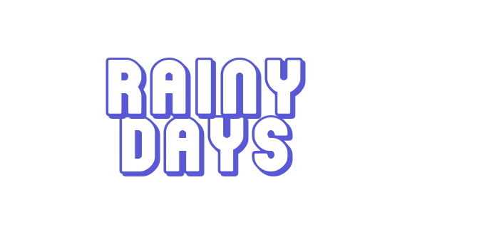 Rainy Days Font Download