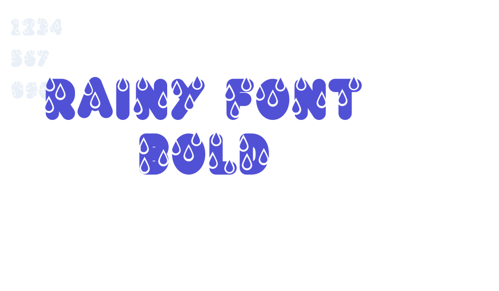 Rainy Font Bold-font-download