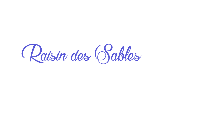 Raisin des Sables Font Download