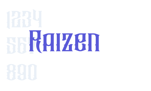 Raizen Font Download