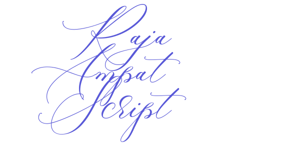 Raja Ampat Script font free