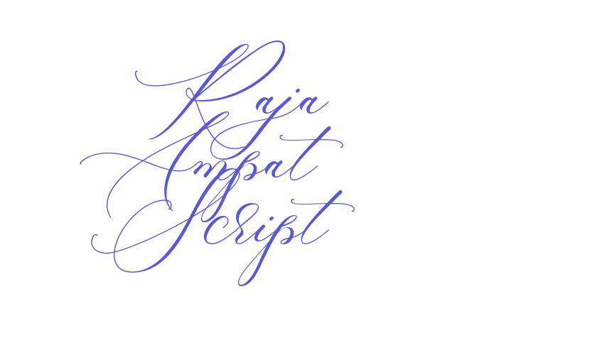 Raja Ampat Script Font