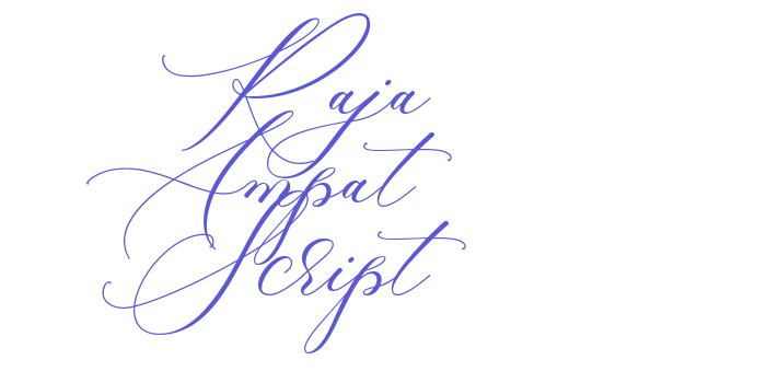 Raja Ampat Script Font Download