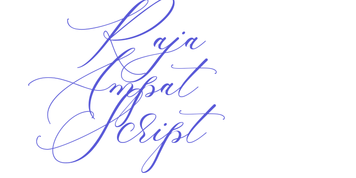 Raja Ampat Script Font