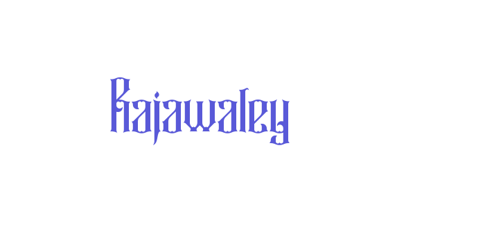 Rajawaley Font Download