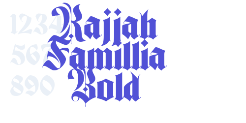 Rajjah Famillia Bold-font-download