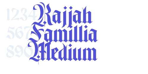 Rajjah Famillia Medium-font-download
